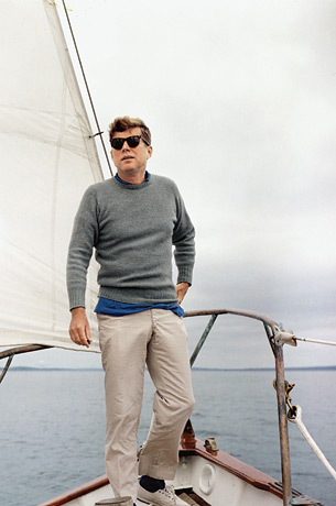 john f. kennedy sailing john f kennedy sailing khakis and sweater