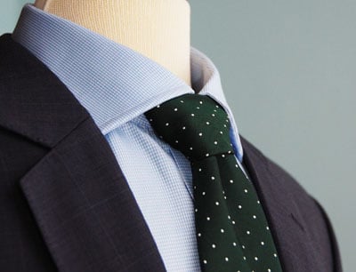 Blue Blazer Green Tie