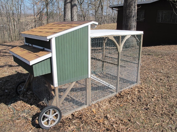 My 4x8 enclosed chicken coop.