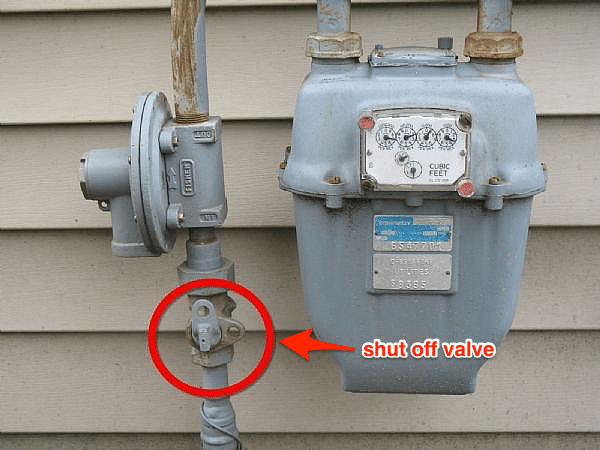 home - gas meter shut off