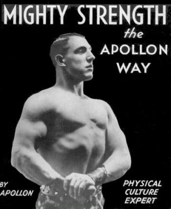 vintage bodybuilding pamphlet mighty strength the apollon way