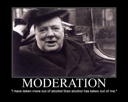 churchmoderation1 - Motivational Posters: Winston Churchill Edition (Part I): via 	@ArtofManliness