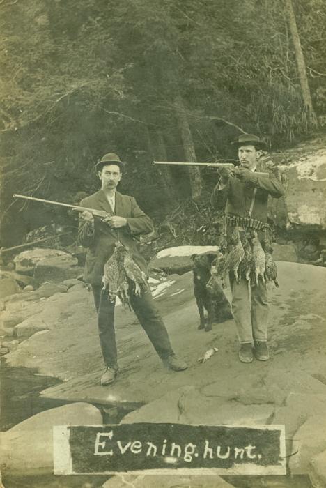 Vintage hunting pictures