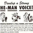 Develop a Strong He-Man Voice by Using the Voice Nature Gave You
