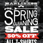Thumbnail image for Art of Manliness T-Shirts Spring Cleaning Sale: 50% Off on All T-shirts