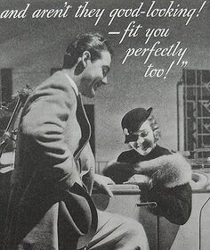A vintage car ad featuring a stylish man in boots as your guide