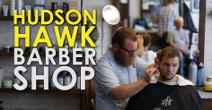 Get a top-notch haircut or shave at the Hudson Hawk barber shop.