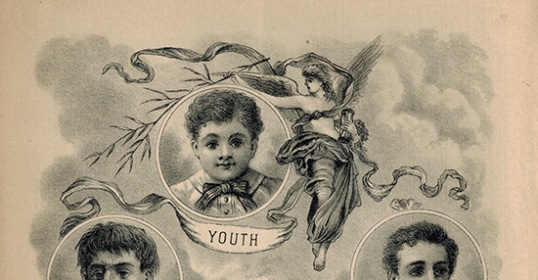 A black and white illustration of people, created via negativa.