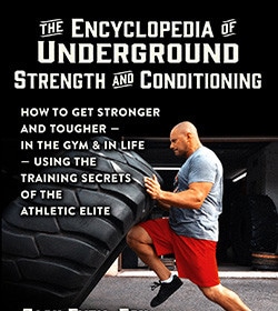 The underground strength and conditioning encyclopedia cover art by Zach Even-Esh.
