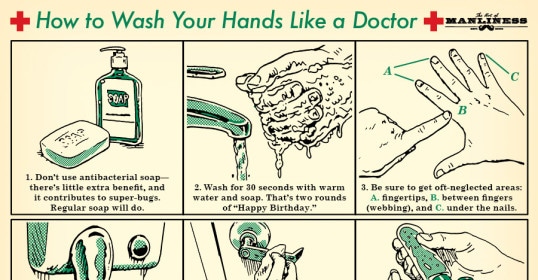 Learn how to wash your hands properly with the precision of a doctor to maintain good hygiene.