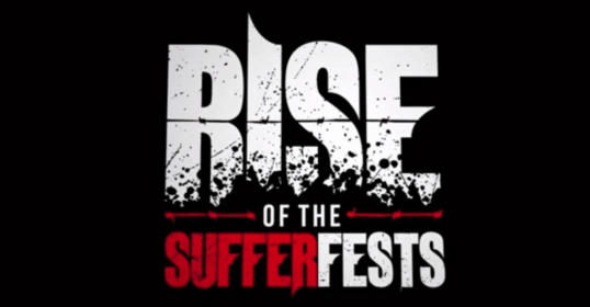 The podcast features the logo of Rise of the sufferfests.