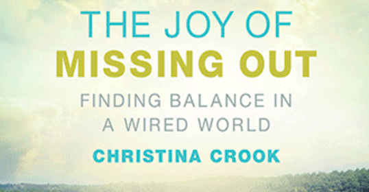 Finding balance in a wired world while embracing the joy of missing out.