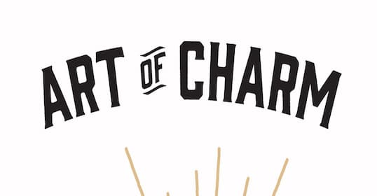 The Art of Charm logo showcases the essence of the podcast.