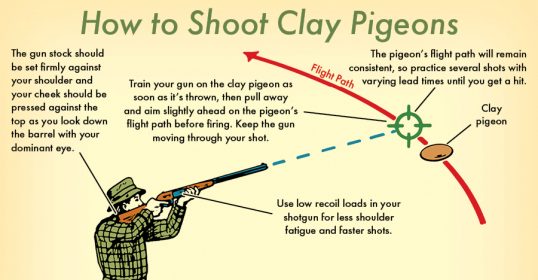 How to shoot clay pigeons.
