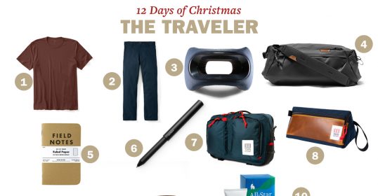 A gift guide titled 