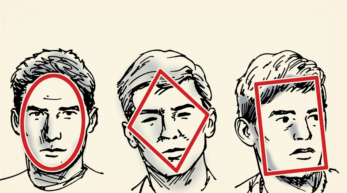 Learn how to draw a man's face accurately by focusing on the best face shape and haircut.