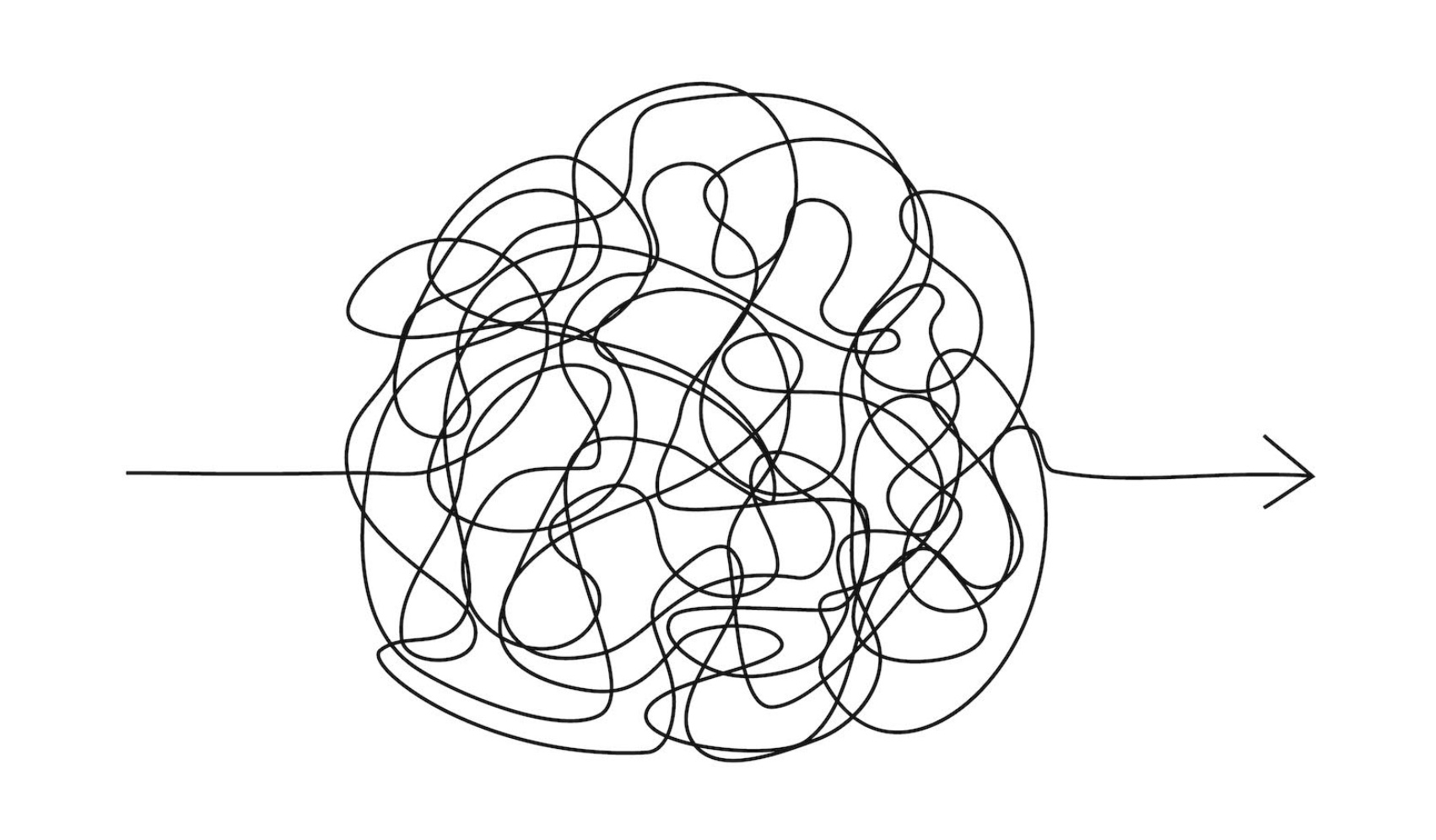 A line drawing of a brain with an arrow pointing to it, suitable for a podcast.