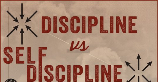 Comparison between discipline and self-discipline.