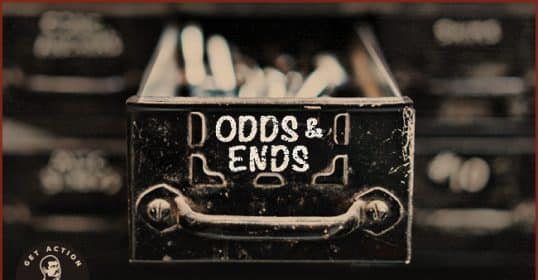 A vintage metal box labeled 