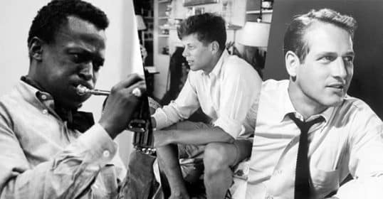 Three black and white portraits of men, likely from mid-20th century, each engaging in a different activity and showcasing men's fashion.