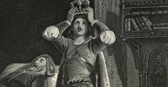 A man holding a crown, podcast.