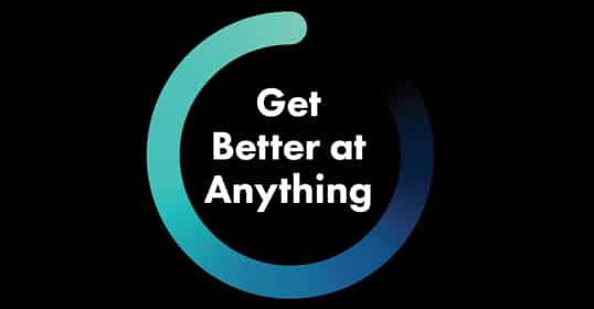 Logo with a blue gradient circle and the text "improve skills" in white, set against a black background.