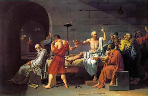 socrates apology greek painting debate