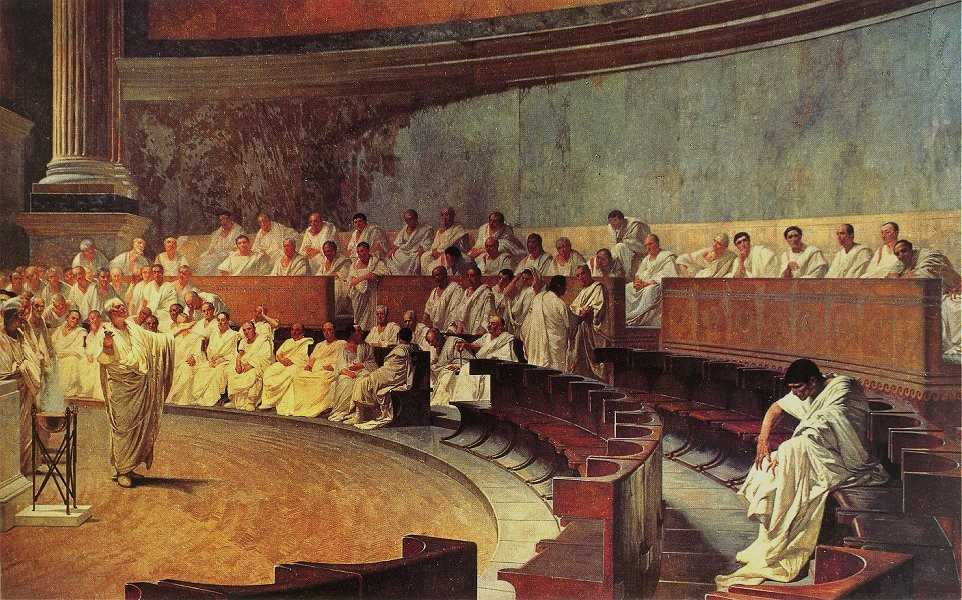 cicero speech first oration against cataline 63 bc