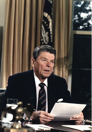 ronald reagan address to nation on challenger explosion 1986