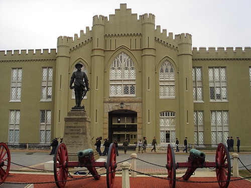 Virginia military institute barracks.