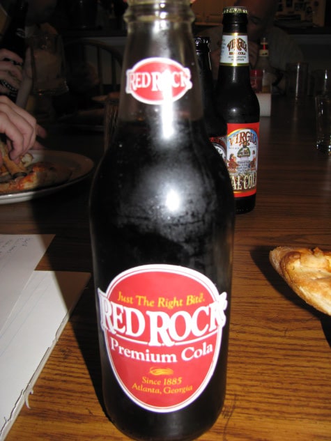 Red rock premium cola.