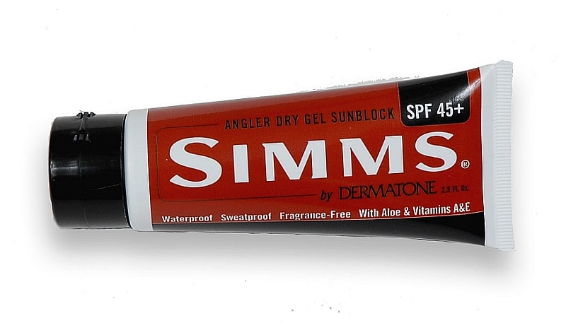 Simms by dermatone angler sunscreen.