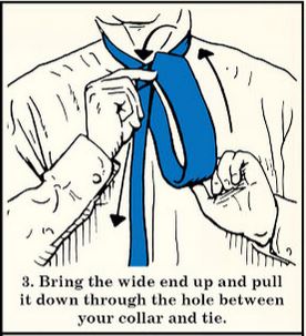 half windsor necktie knot how to tie 