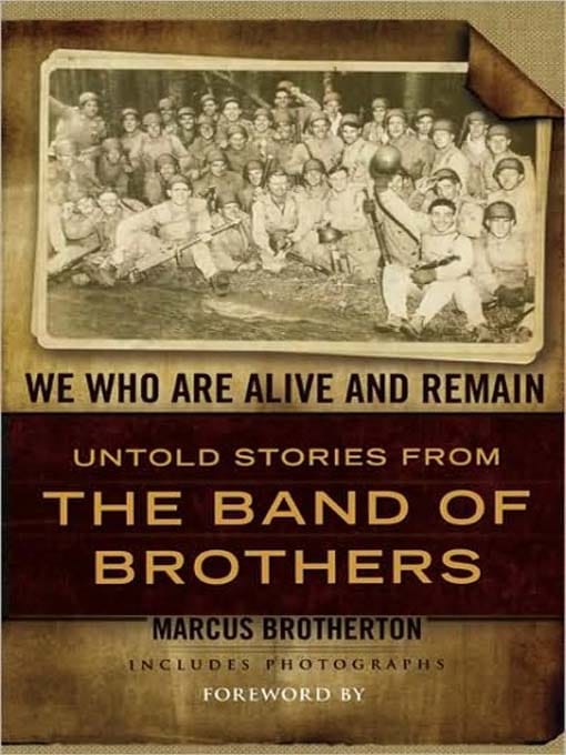 Book cover of "We Who are Alive and Remain" by Marcus Brotherton.