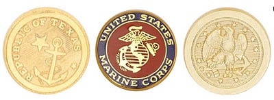 Blazer Buttons types marines texas american eagle