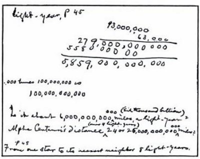 figuring_out_a_light_year_twain mark twain pocket notebook contents light year