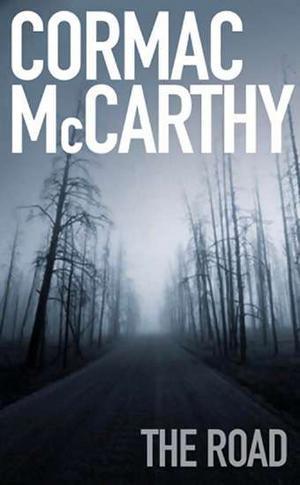 Book cover of "The Road" by Cormac Mccarthy. 