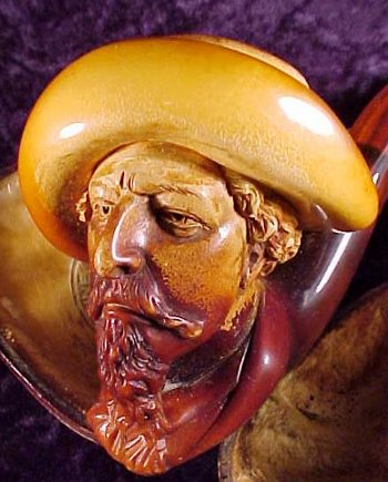 Buffalo Bill Meerschaum Coloring meerschaum pipe buffalo bill cody orange red coloring