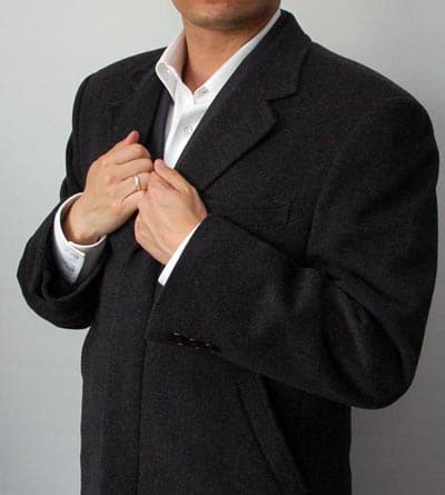 mens_overcoat-tailoredsuit charcoal grey classic overcoat