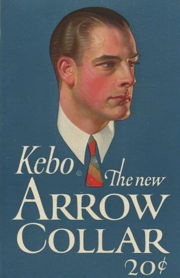 Arrow collar man vintage advertisement.