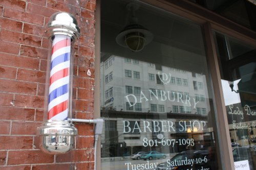 A pole of Danburry barbershop.