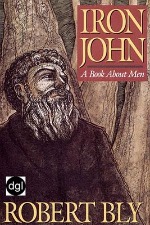 Book cover of Iron John by Robert Bly.