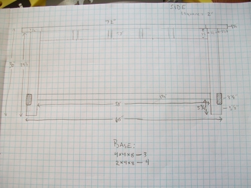 100_3020 plans blueprints for diy homemade dining room table