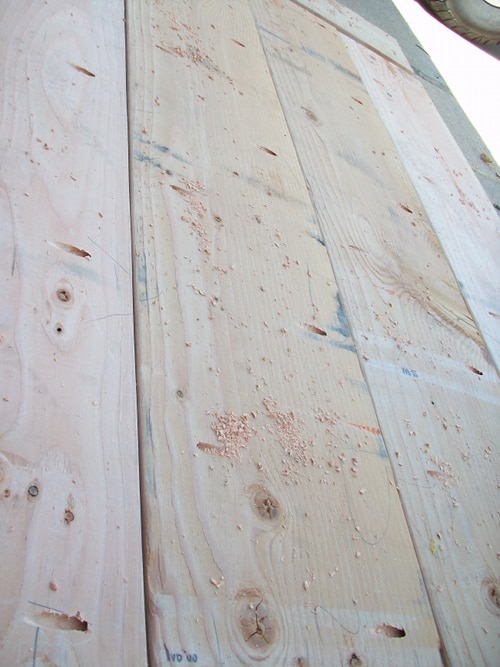 100_3048 drilling pocket holes in boards lumber for woodworking