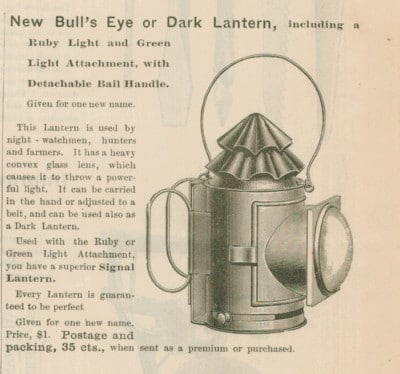 Bull's eye vintage ad.