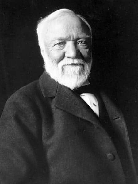 Andrew Carnegie portrait. 