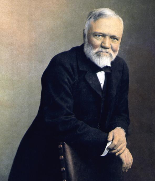 Andrew Carnegie portrait.