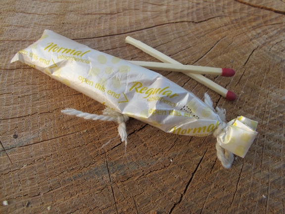 Yes, that's a Tampon in my mouth : The Swiss Army Survival Tampon : 7  Survival Uses - WillowHavenOutdoor Survival Skills