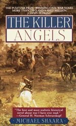 Book cover of The Killer Angels by Michael Shaara.