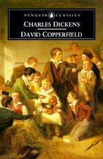 Book cover of David Copperfield by Charles Dickens.